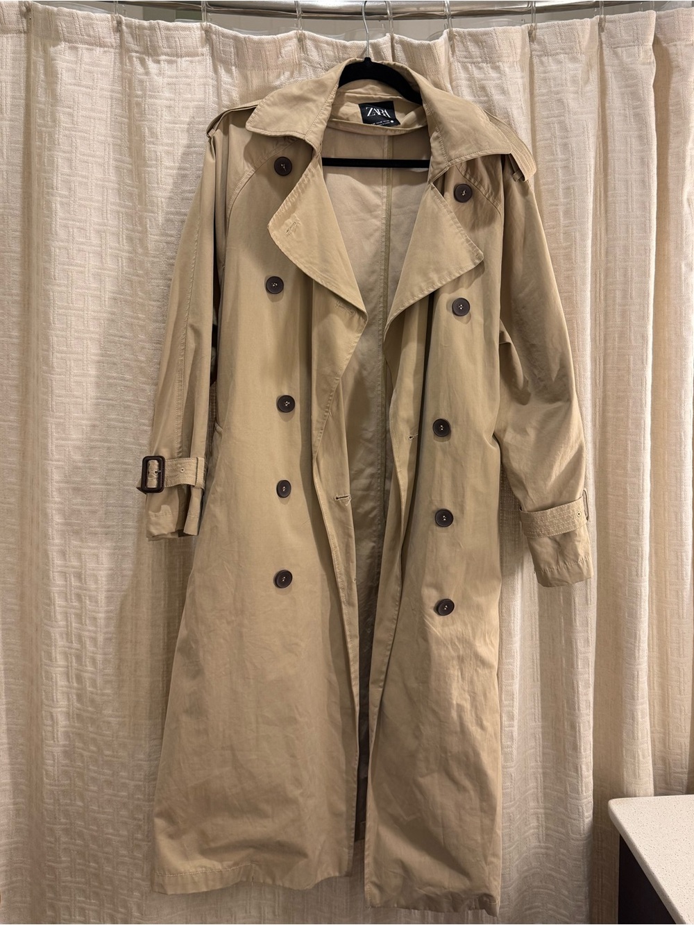 Zara Beige Oversized Trench